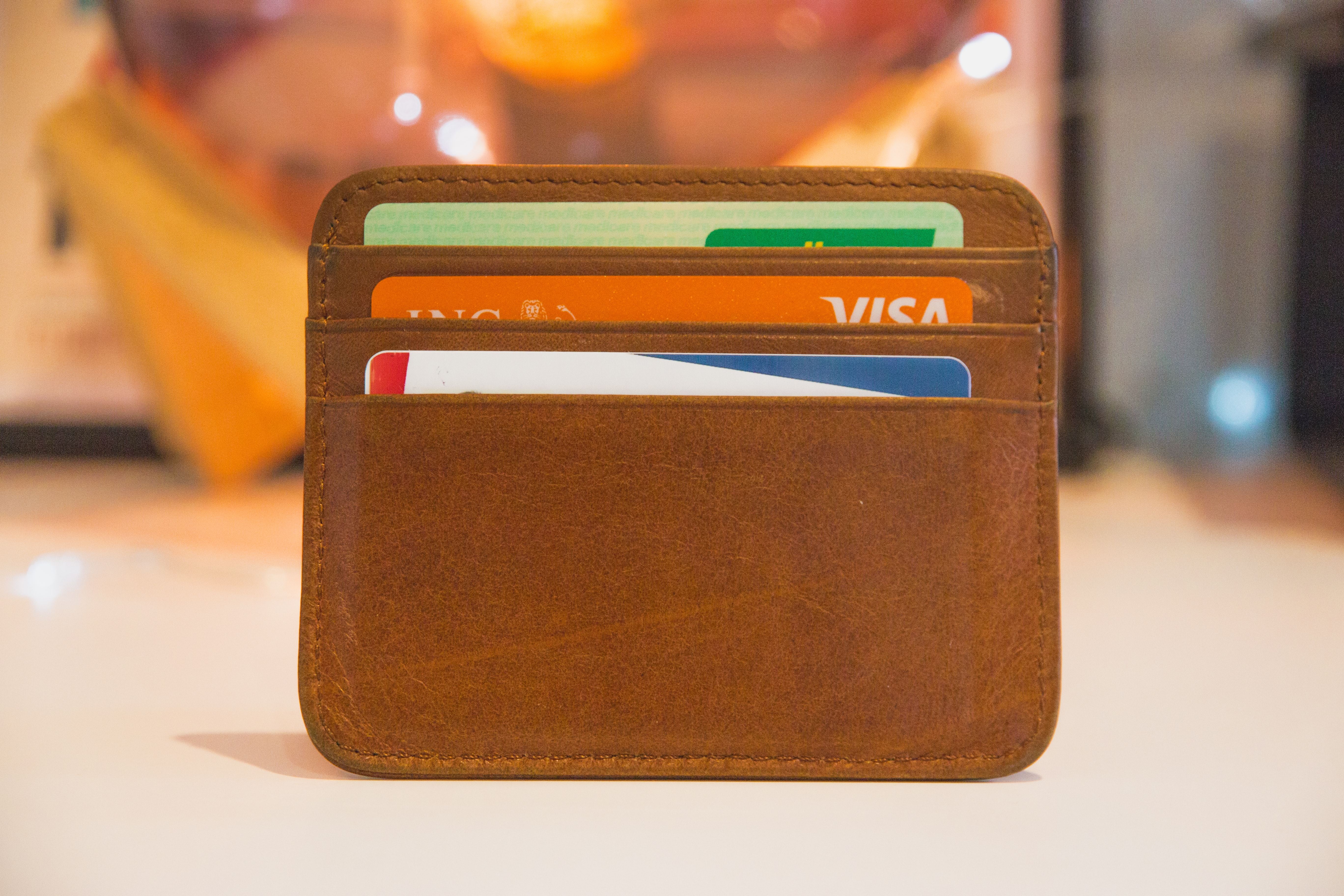 wallet with credit cards small business bankruptcy